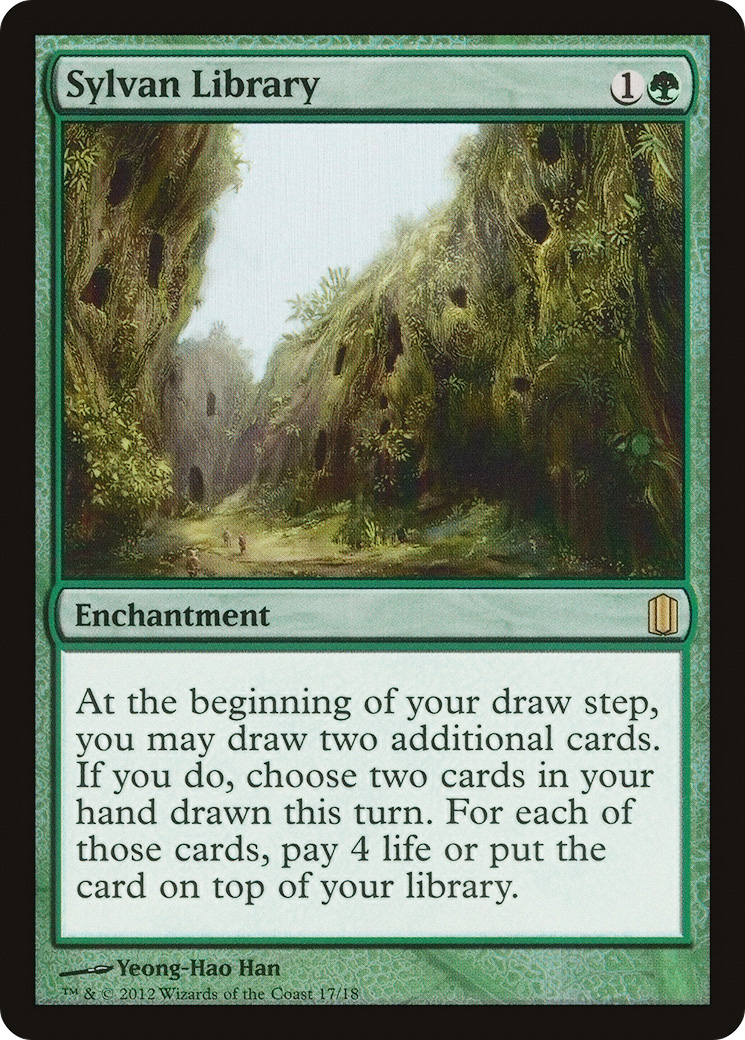 Sylvan Library [Commander's Arsenal]-1