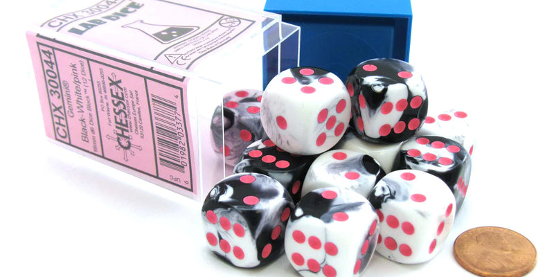 CHX 30044 Gemini Black-White/pink 16mm d6 (12)-1