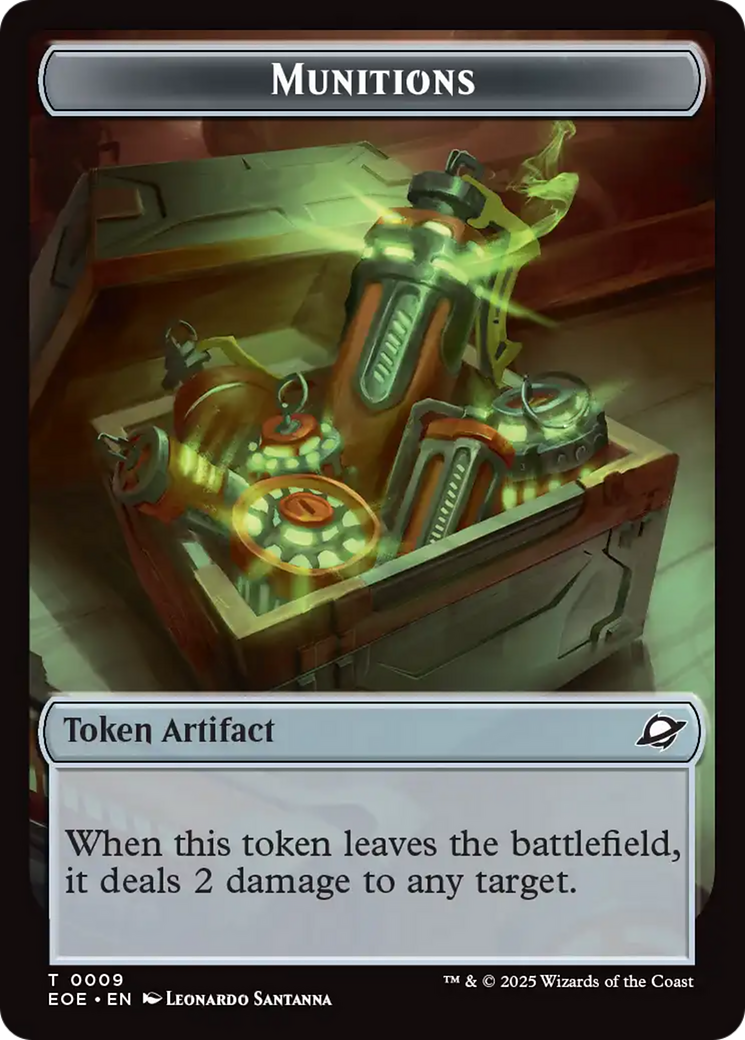 Robot // Munitions Double-Sided Token [Edge of Eternities Tokens]-2