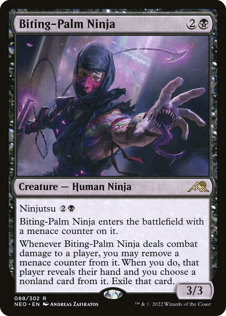 Biting-Palm Ninja [Kamigawa: Neon Dynasty]-1