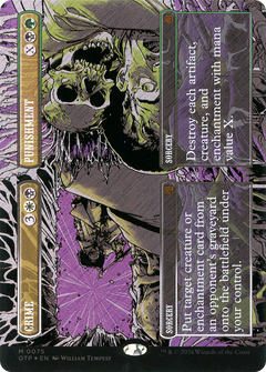 Crime // Punishment (Textured Foil) [Outlaws of Thunder Junction: Breaking News]-1