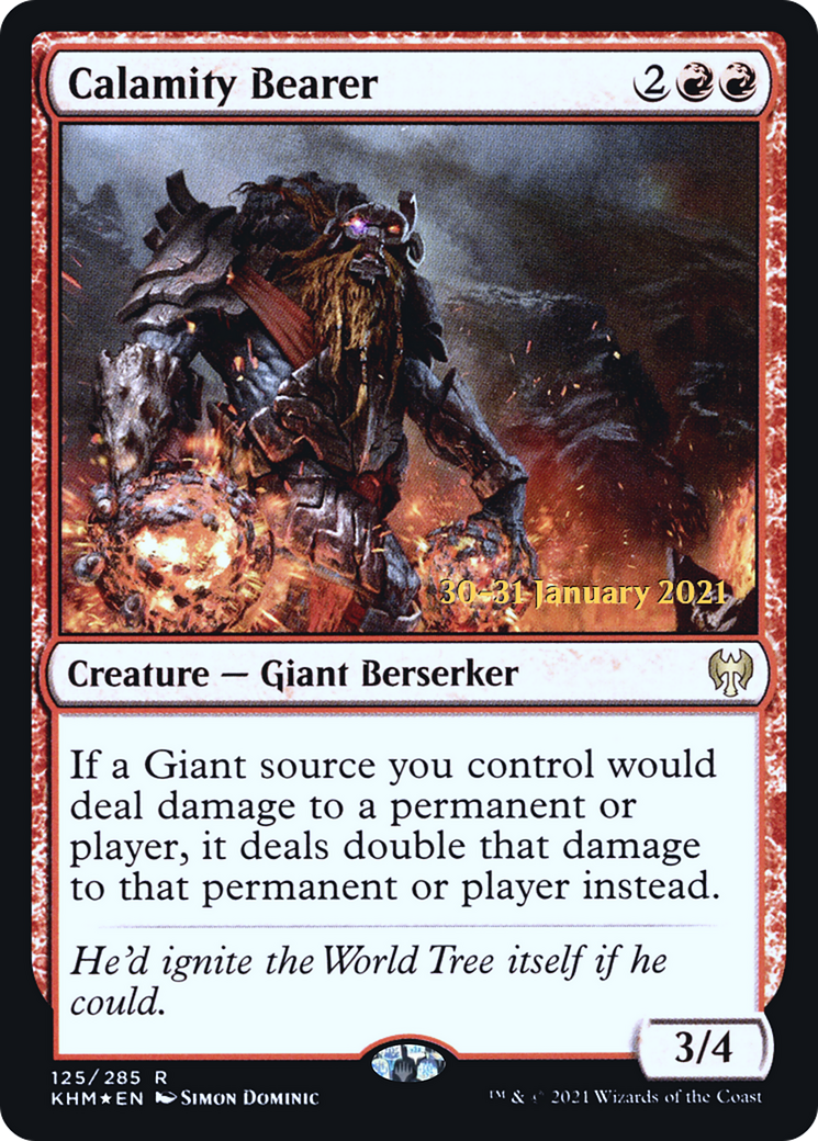 Calamity Bearer [Kaldheim Prerelease Promos]-1