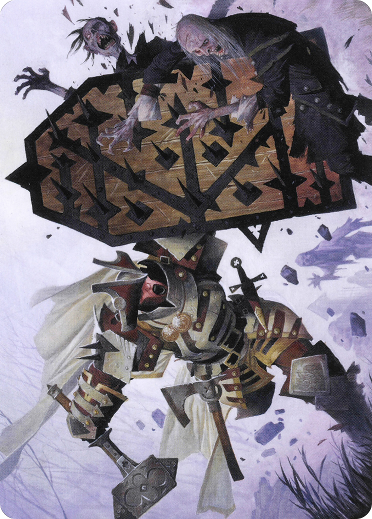 Estwald Shieldbasher // Estwald Shieldbasher (AVOW-009) - Crimson Vow Art Series (Borderless)-1