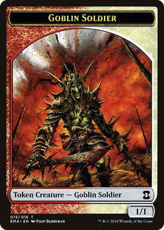 Goblin Soldier Token [Eternal Masters Tokens]-1