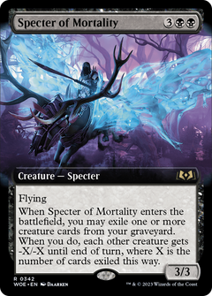 Specter of Mortality (Extended Art) [Wilds of Eldraine]-1