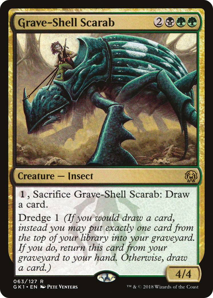 Grave-Shell Scarab [Guilds of Ravnica Guild Kit]-1
