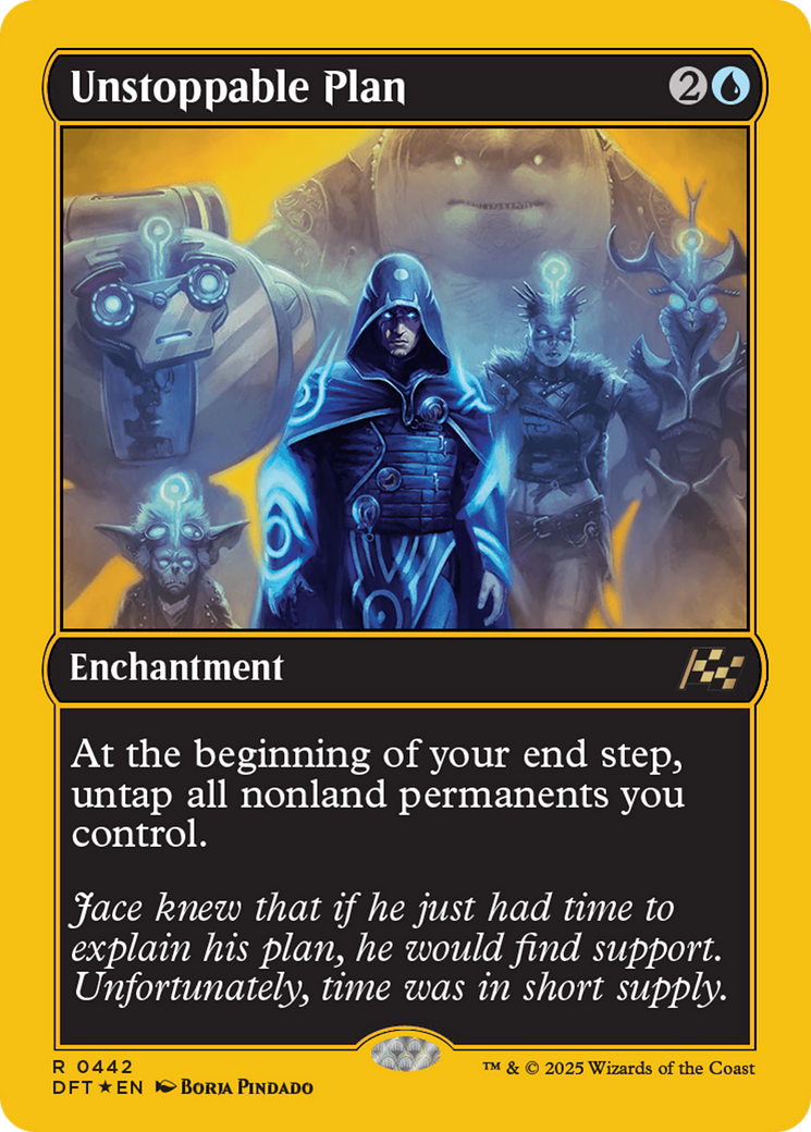 Unstoppable Plan (First-Place Foil) [Aetherdrift]-1