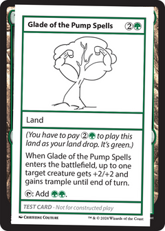 Glade of the Pump Spells [Mystery Booster 2 Playtest Cards]-1