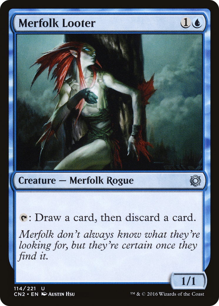 Merfolk Looter [Conspiracy: Take the Crown]-1