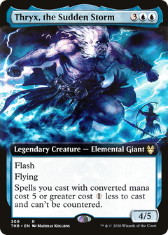 Thryx, the Sudden Storm (Extended Art) [Theros Beyond Death]-1