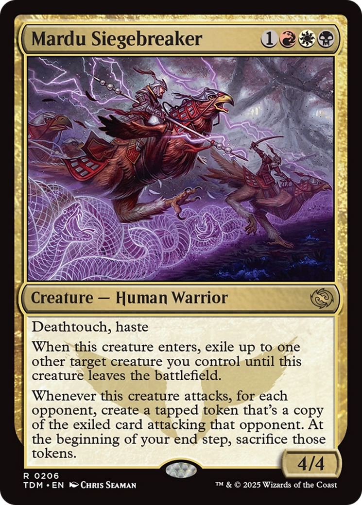 Mardu Siegebreaker [Tarkir: Dragonstorm]-1