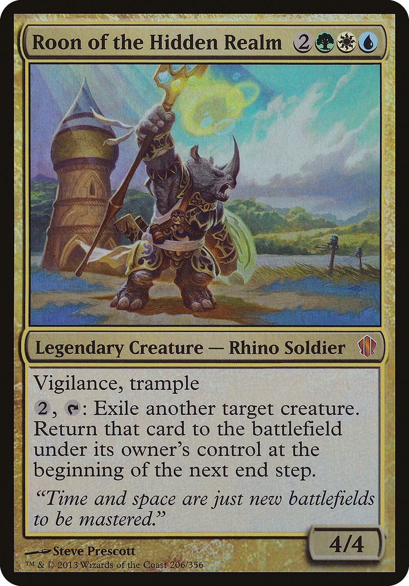 Roon of the Hidden Realm (Oversized) [Commander 2013 Oversized]-1