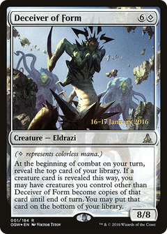 Deceiver of Form [Oath of the Gatewatch Prerelease Promos]-1