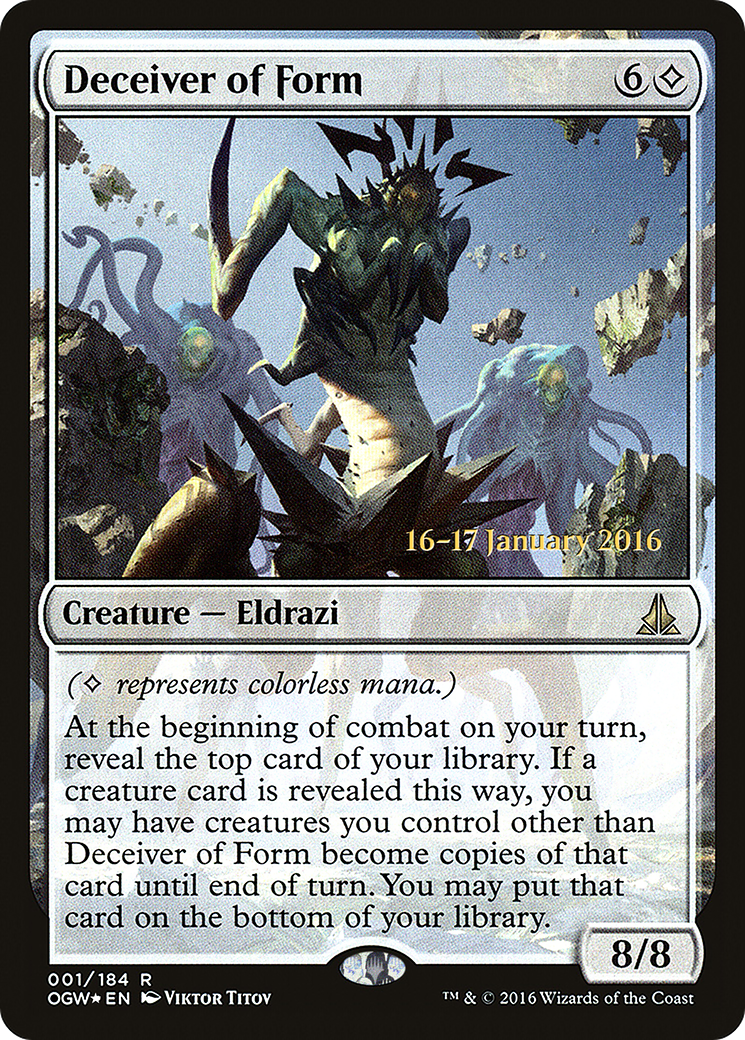 Deceiver of Form [Oath of the Gatewatch Prerelease Promos]-1