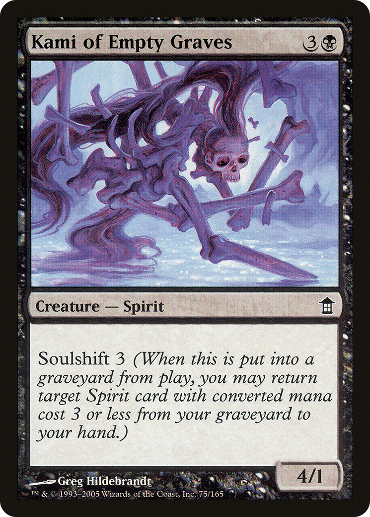 Kami of Empty Graves [Saviors of Kamigawa]-1