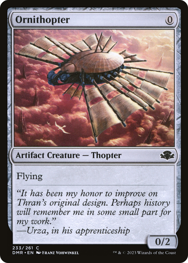 Ornithopter [Dominaria Remastered]-1