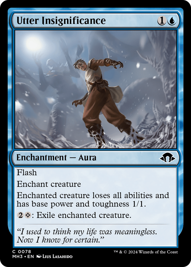 Utter Insignificance (MH3-078) - Modern Horizons 3 Foil-1