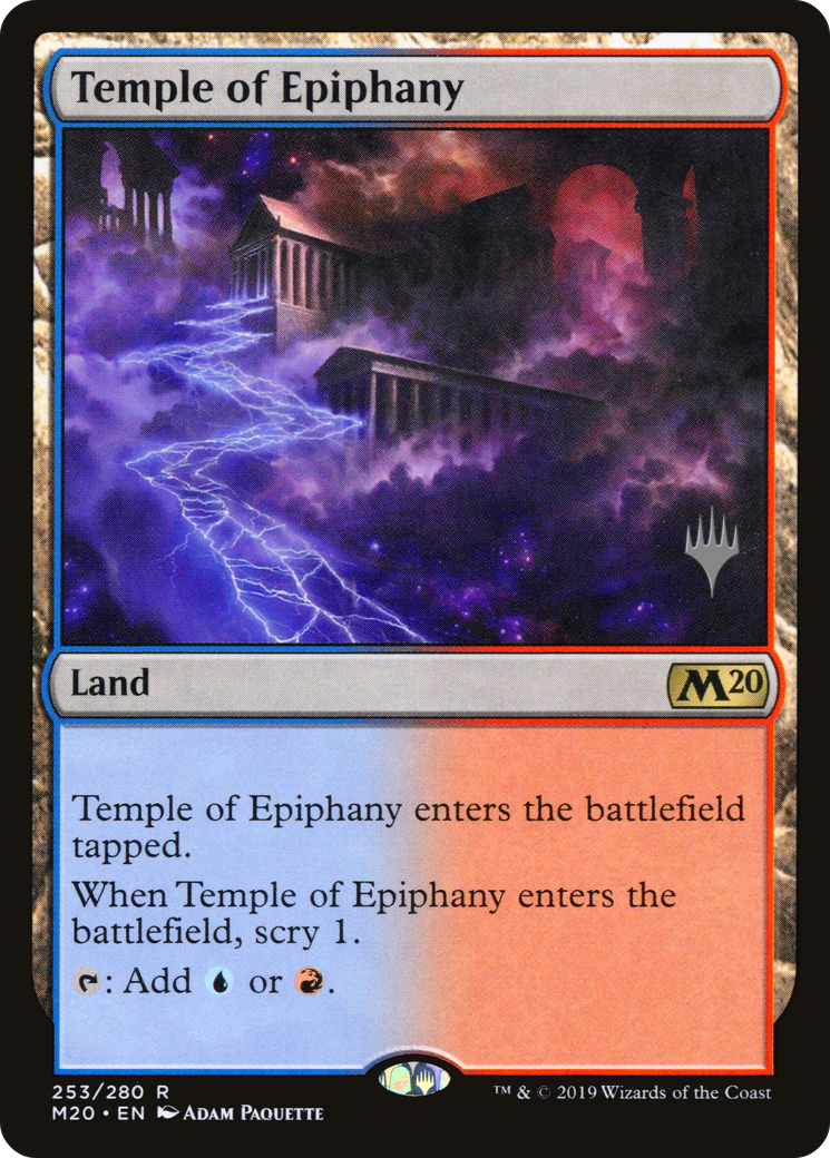 Temple of Epiphany (Promo Pack) [Core Set 2020 Promos]-1