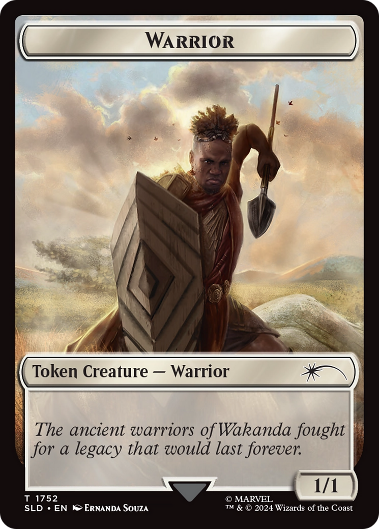 Warrior Token (SLD-1752) - Secret Lair Drop-1