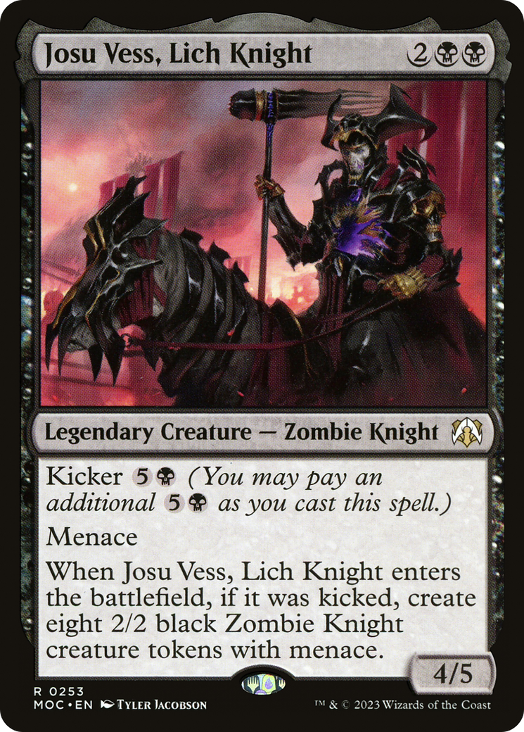 Josu Vess, Lich Knight [March of the Machine Commander]-1