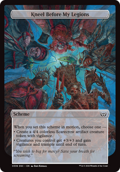 Kneel Before My Legions (Full Art) [Duskmourn: Archenemy]-3