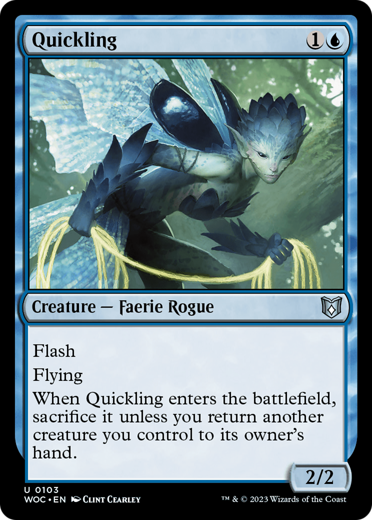 Quickling [Wilds of Eldraine Commander]-1