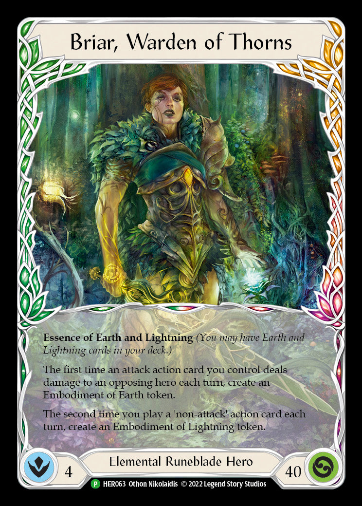 Briar, Warden of Thorns [HER063] (Promo)  Cold Foil-1
