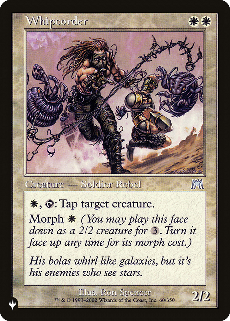 Whipcorder (LIST-60/350) - The List-1