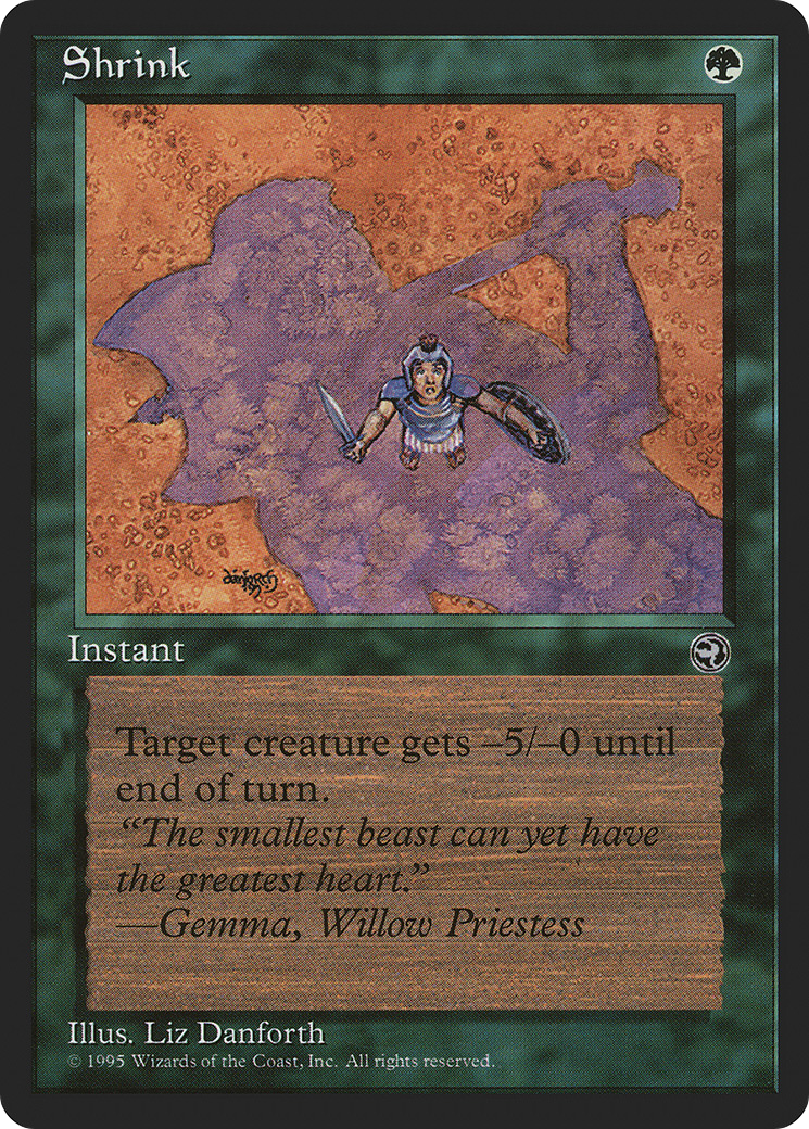 Shrink (Gemma Flavor Text) [Homelands]-1