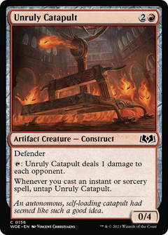Unruly Catapult [Wilds of Eldraine]-1