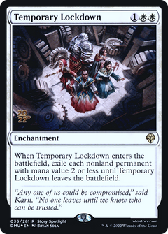 Temporary Lockdown [Dominaria United Prerelease Promos]-1