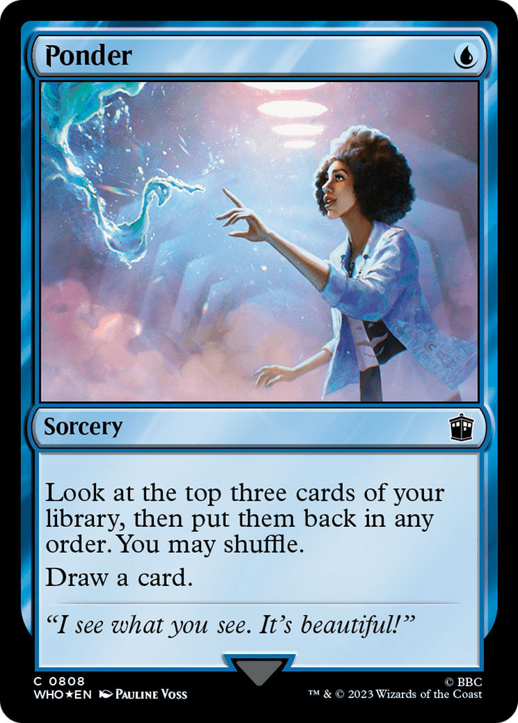Ponder (Surge Foil) [Doctor Who]-1