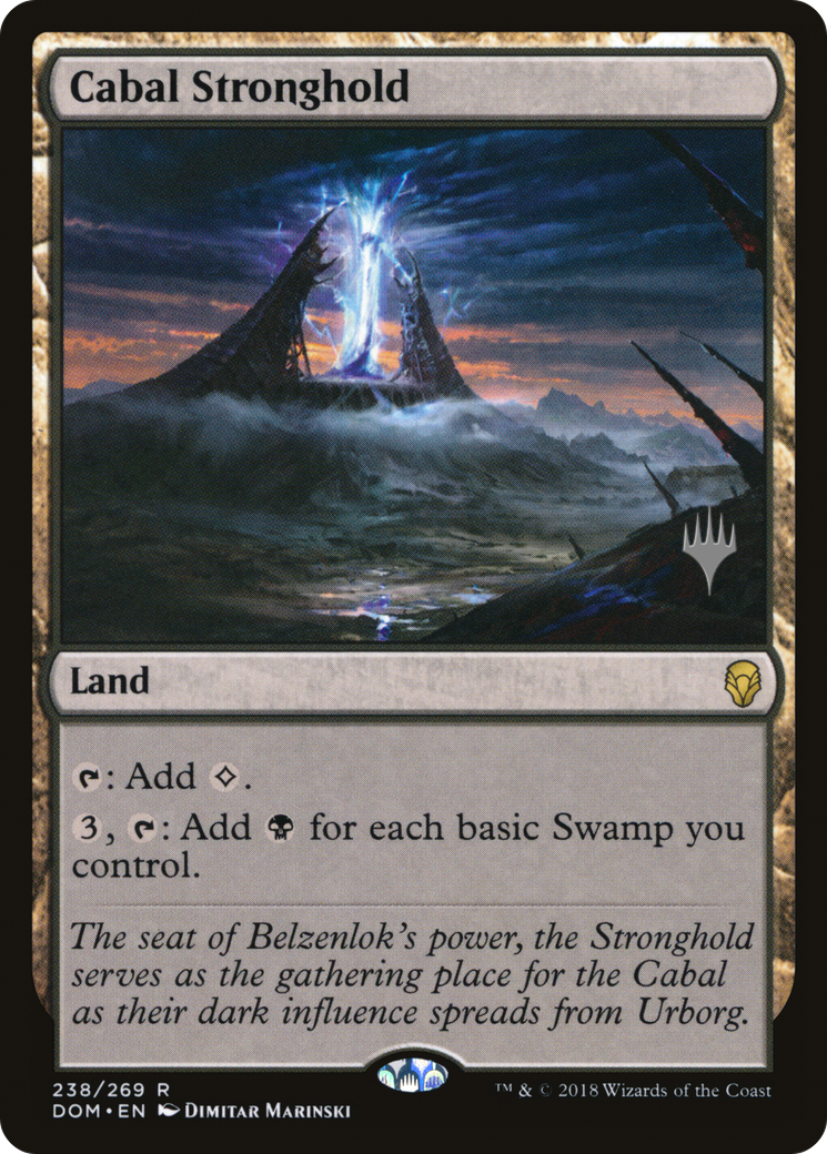 Cabal Stronghold (Promo Pack) [Dominaria Promos]-1