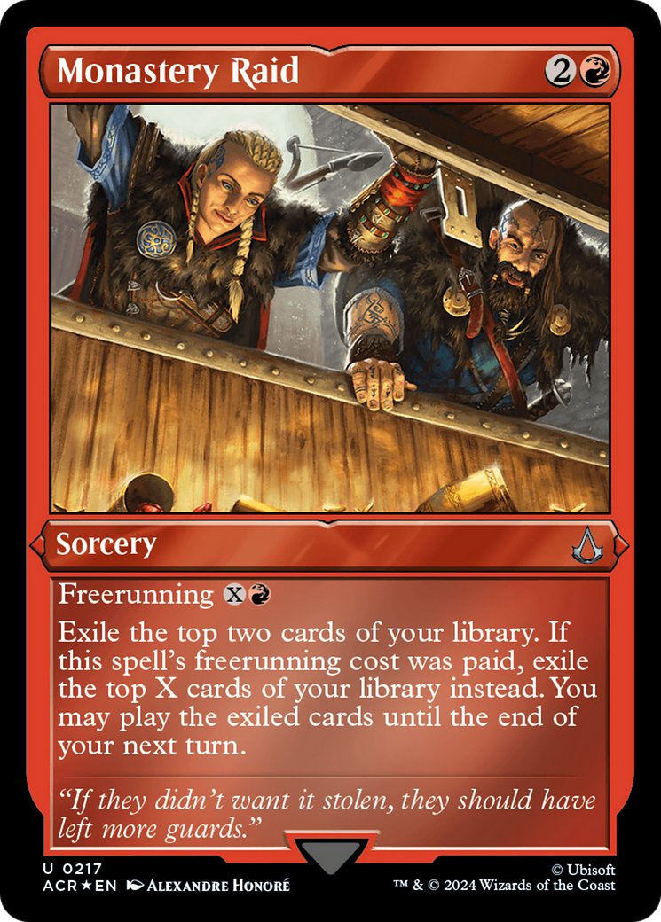 Monastery Raid (ACR-217) - Assassin's Creed Etched Foil-1