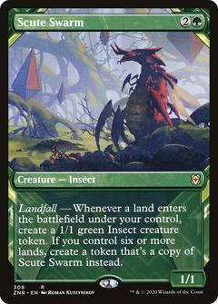 Scute Swarm (Showcase) [Zendikar Rising]-1