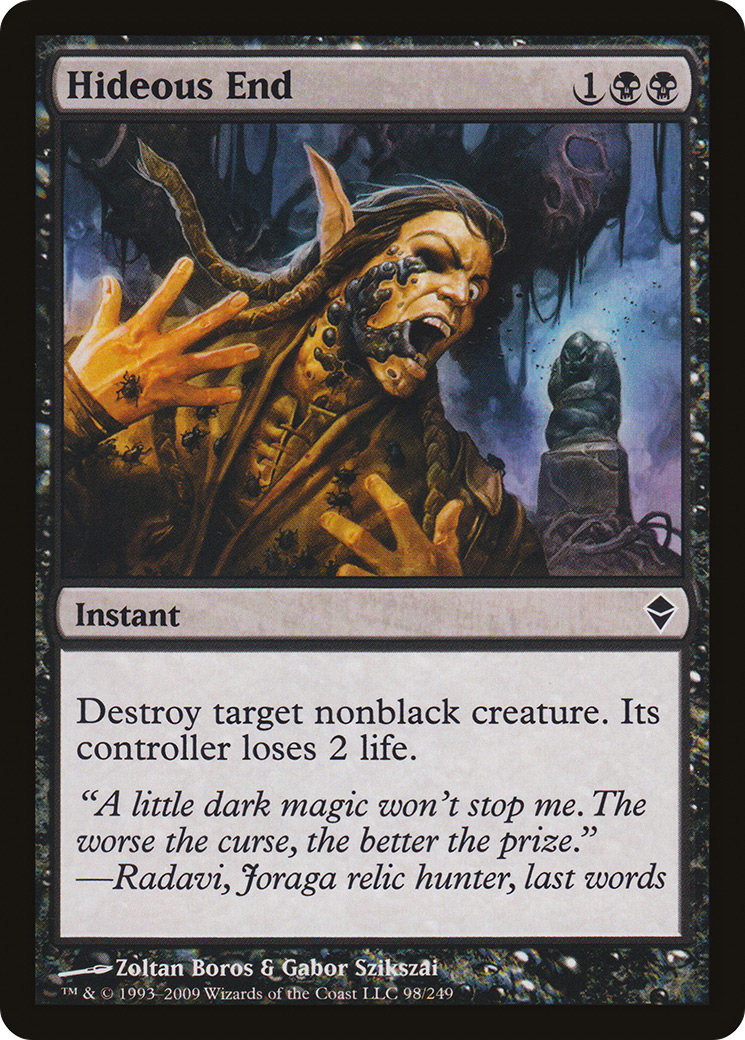 Hideous End [Zendikar]-1