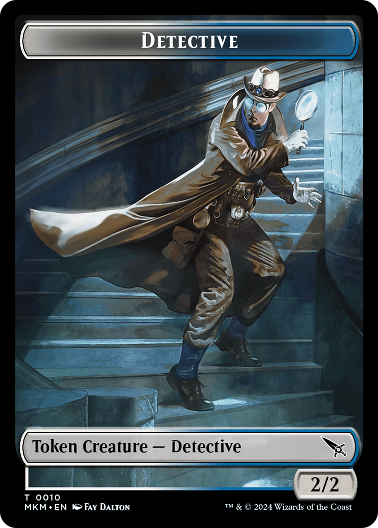 Detective (TMKM-010) - Murders at Karlov Manor Tokens-1