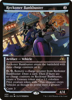 Reckoner Bankbuster (Showcase Soft Glow) [Kamigawa: Neon Dynasty]-1