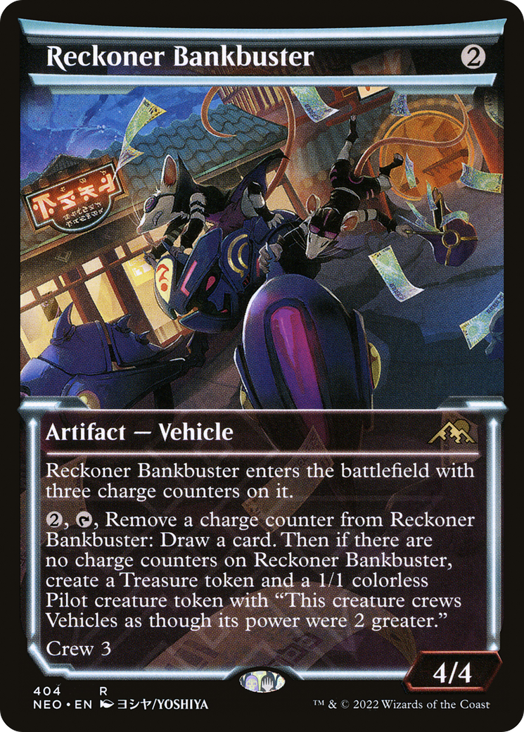 Reckoner Bankbuster (Showcase Soft Glow) [Kamigawa: Neon Dynasty]-1