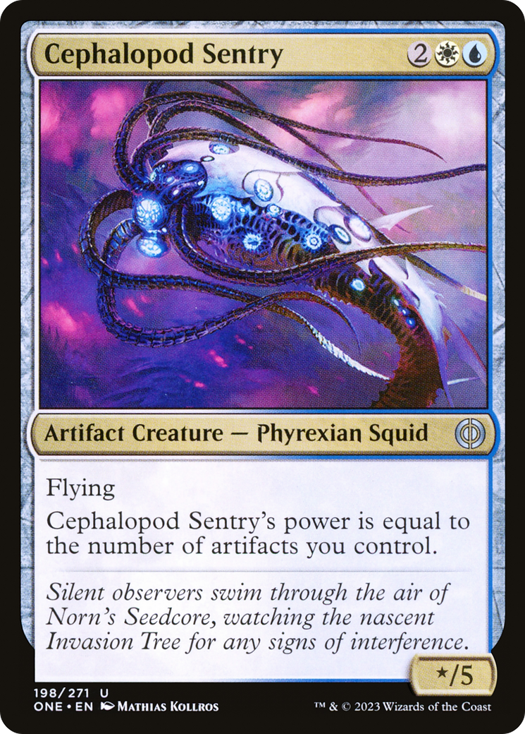 Cephalopod Sentry [Phyrexia: All Will Be One]-1