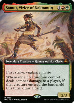 Samut, Vizier of Naktamun (Extended Art) [March of the Machine: The Aftermath]-1