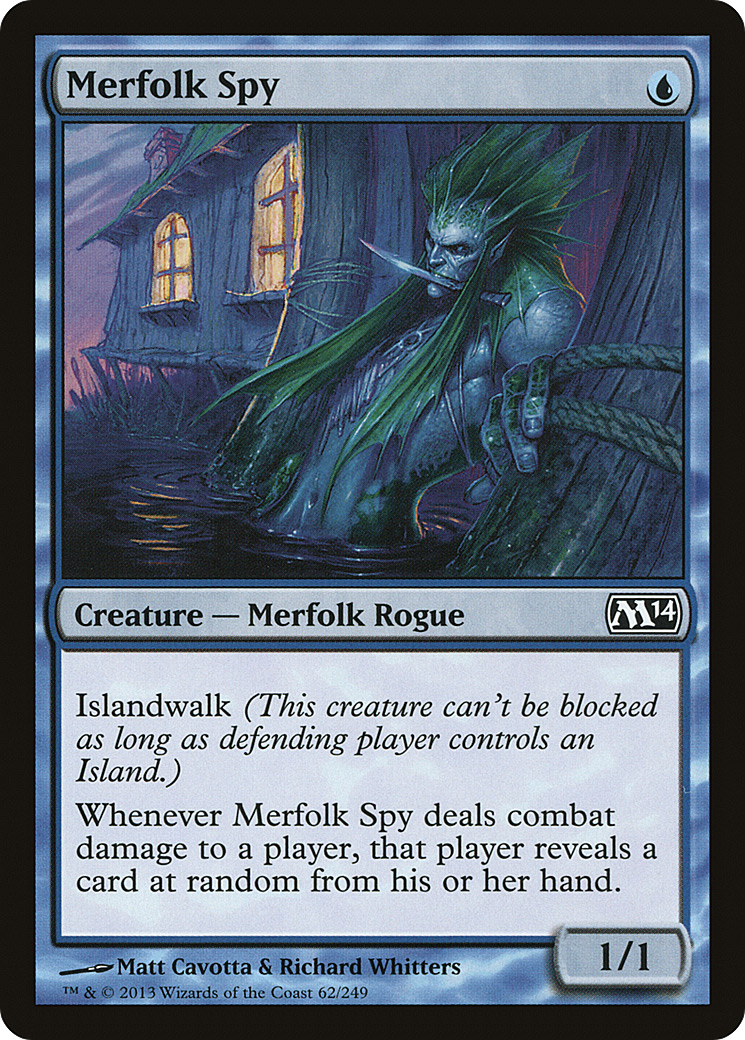 Merfolk Spy [Magic 2014]-1