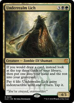 Underrealm Lich (CLU-215) - Ravnica: Clue Edition-1