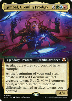 Gimbal, Gremlin Prodigy (Extended Art) [March of the Machine Commander]-1
