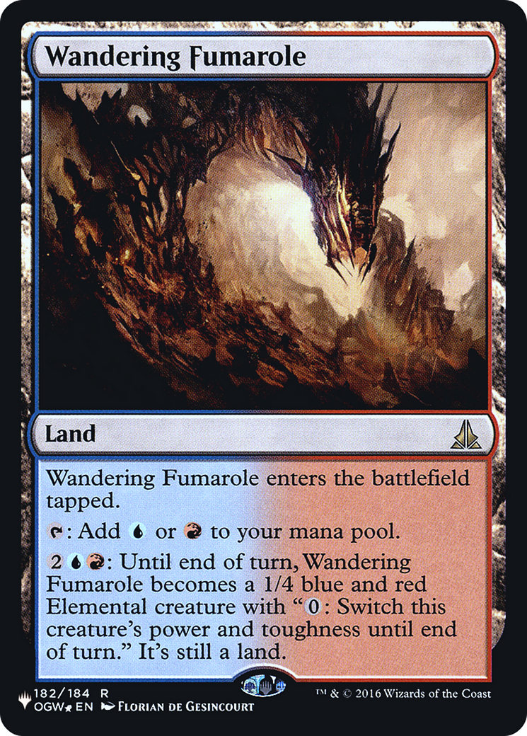 Wandering Fumarole (LIST-OGW-182) - The List Foil-1