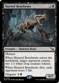 Hunted Bonebrute (Promo Pack) [Murders at Karlov Manor Promos]-1