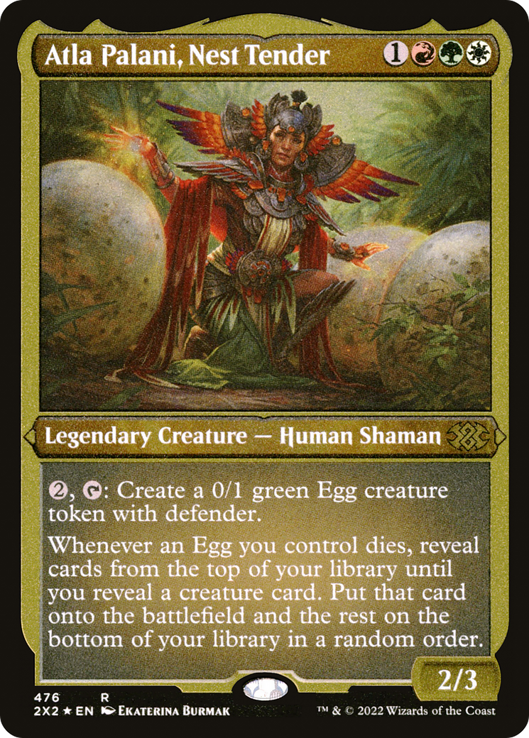 Atla Palani, Nest Tender (Foil Etched) [Double Masters 2022]-1