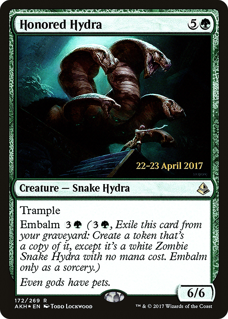 Honored Hydra [Amonkhet Prerelease Promos]-1