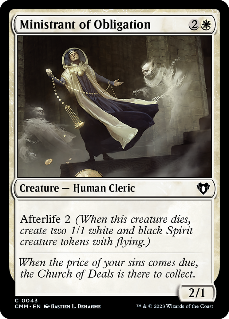 Ministrant of Obligation [Commander Masters]-1