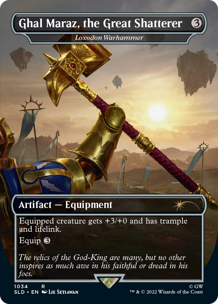 Ghal Maraz, the Great Shatterer - Loxodon Warhammer (Borderless) [Secret Lair Drop Series]-1